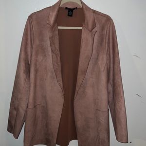 Joann Voss suede Blazer